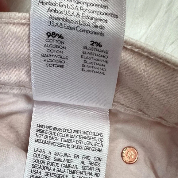 New MOTHER Denim High Waisted Rascal Ankle Jeans The Devil Drinks Coffee NWT 24 - Picture 10 of 16